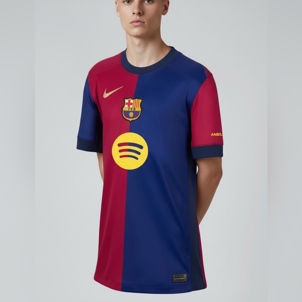 Nike FC Barcelona Gavi‎ #6 Home Jersey 2024 soccer Dri-Fit Men’s Small NWT